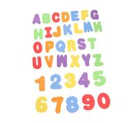Juguetes de Baño Alfabeto Eva, Set de 36 Piezas para Niños