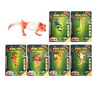 Juguetes de Baño Cambiadores de Color - 6 Piezas Figuras de Animales Lagarto | Sin Agujeros Premios para Aula Piscina Escuela Experimentos Científicos Niños Edad 3+
