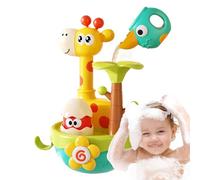 Juguetes De Baño | Juego De Agua con Flor Que Florece | Juguetes Interactivos para Bañera Niños de 1 a 3 Años Cumpleaños Navidad Juego Acuático