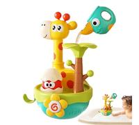 Juguetes de Baño para Bebés | Juego De Agua con Flor Que Florece,Juguetes Educativos Interactivos para El Baño para Niños De 1 A 3 Años Cumpleaños Navidad Tiempo De Ducha Actividades