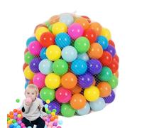 Juguetes de Bola Piscina,Juguete De Bolas De Colores Para Bebés - 50 Piezas Accesorios De Aprendizaje Temprano Con Colores Vibrantes Para Niños Y Niñas Preescolares En Jardín Trasero O Parque Infantil