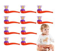 Juguetes de Bola soplada para, Juguete de Bola soplada | 10X Divertido Juego de Equilibrio de Bolas | Juego Divertido de Balas de, Juguetes de Juego de Bolas de Tubo de soplado, Juguetes