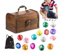 Juguetes de Búsqueda de Gemas - Joyería de Buceo Infantil Multicolor - Juguete Submarino con Cofre del Tesoro para Niños y Adolescentes