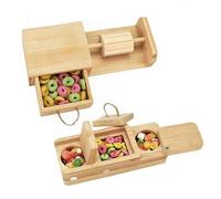 Juguetes de búsqueda para hámsteres: interactivo de madera para mascotas, juego de cerebro de animales pequeños con compartimentos ocultos, ideal para conejillo de indias, hámster, hurón