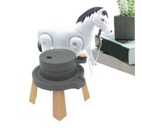 Juguetes de caballo Animales De Tiro Figuras Con Molino Eléctrico