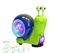 Juguetes de caracol eléctricos móviles Música interactiva Toyes de caracol LED juguetes ligeros ijo un maravilloso tiempo de juego al combinar música y luz para mantenerla, ya que cambia automáticamen