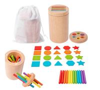 Juguetes de Clasificación por Colores,Juguete De Madera Para Habilidades Motoras Finas Y Aprendizaje Temprano Educativo | Juego De Percepción De Colores Para Preescolar - para Aula Preescolar Hogar
