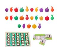 Juguetes de Clasificación - Puzzle para Aprender Colores Divertido y Adorable,Juegos de Comida Juguete para Cocina Infantil,para Niños Familia Hogar Aula Fiesta De Cumpleaños