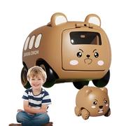 Juguetes de coche de inercia, Cochecito de expulsión - Coche de juguete para niños con inercia animal de dibujos animados - Vehículos innovadores Juguetes de coche Premios Tirar hacia atrás Juguetes