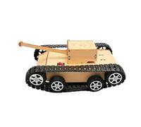 Juguetes de Coche Tanque, Juguetes para Camiones Tanque,Tanque de ensamblaje Manual | Modelo científico de rastreadores eléctricos de Madera para niños, Actividad de Ciencias de Aprendizaje Educativo