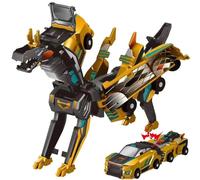 Juguetes de Coches Transformables en Dinosaurios, Coches Magnéticos que se Transforman en Dinosaurios, Divertidos - Juguetes de Coches de Transformación por Colisión para Niños y Niñas | Favores de