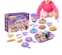Juguetes De Cocina Para Niños Y Niñas - 33 Piezas Mini Juego De Té Sin Peligro - Juego De Imitación Cocina | Regalo para Cumpleaños Navidad Pascua Interior Hogar