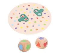 Juguetes de Combinación de Formas para Niños Pequeños Juego Interactivo de Madera para Mejorar la Coordinación Mano-Ojo y Las Habilidades Cognitivas Hecho de Tilo Seguro