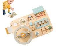 Juguetes de conducción - Juguetes educativos de madera para aprender a montar | Juegos de rol Volante,Para Niños Niñas Niños Sala de Juegos Aula Hogar Cuidado Infantil Cumpleaños