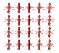 Juguetes de cuerda de hormigas simulados - 20 piezas de insectos artificiales de PVC marrón | Simulación de animales realistas accesorios complicados | Pequeña broma regalo novedad - Regalos de fiesta