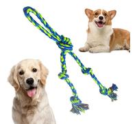 Juguetes de cuerda para perros Cuerda De Resistente Interactiva Divertida | Juguetes de Dentición para Perros Contra El Aburrimiento Juego Entrenamiento Interior Exterior Hogar Parque