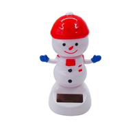 Juguetes de danza solar de Navidad, interior de coche con automático - Juguete de baile de coche, decoración del hogar, Papá Noel, muñeco de nieve, reno