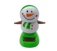 Juguetes de Danza Solar de Navidad, Juguete de Baile de Energía Solar, Juguete Bailando de Coche, Decoración de Interior del Coche, Papá Noel, Muñeco de Nieve, Reno, Ángel