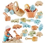 Juguetes de de Playa Juguetes para pozos de aren Cubo de para niños Cubo Plegable Pala moldes de de Malla al Aire Libre Verano niños pequeños niñas Juego de Viaje con