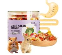 Juguetes de Dentición para hámster, 10 Tipos de ensaladas de frutas y verduras, Juguetes de Dentición, Suministros de jardinería de jaula, Herramientas especiales para hámster