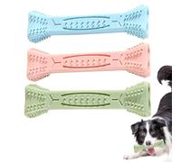 Juguetes de dentición para perros, 3 juguetes de molienda de dientes de perro, de hueso resistente a las mordeduras, varilla de molienda para alivio del aburrimiento, bienestar de las encías