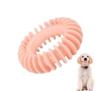 Juguetes de dentición para perros para cachorros, juguete interactivo de goma para dentición de 7 x 7 x 2,2 cm, juguete estimulante de rompecabezas con anillos de dentición, juguetes para cachorros