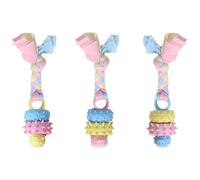 Juguetes de dentición para perros pequeños, juguetes de para cachorros, juguete de limpieza de dientes de perro, juguete interactivo para perros, mordedor reutilizable para perros de 2 a 8 meses