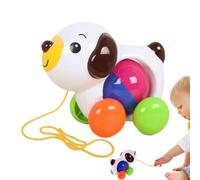 Juguetes de Dibujo para Niños Pequeños - 6.1 X 4.5 X 2.9 Pulgadas, Forma de Cachorro, Coche Remolcador de Bebé, Juego Interactivo Promocionador del Desarrollo, Portátil, Promueve El Movimiento |