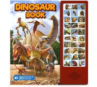 Juguetes de dinosaurios para ni os de 3 a 5, 5 a 7 y 2 a 4 a os: libro de dinosaurios con 30 datos sobre especies, nombres y sonidos realistas. R