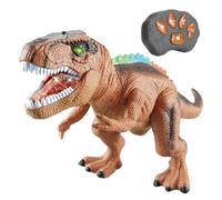 Juguetes de Dinosaurios para Niños - Juguete de Dinosaurio con Mando Luz Pulverización y Rugido - Figura RC Caminante Para Niños Y Niñas Premios De Aula Regalos Cumpleaños Favor Fiesta Navidad