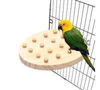 Juguetes de enriquecimiento de pájaros, juguetes de masticación de pájaros, Juguetes de rompecabezas de loro multipropósito Melato de masticación, Plazo de madera de actividades de animales pequeños r