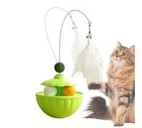 Juguetes de enriquecimiento para Gatos, para Mascotas con Bolas de Hierba gatera, Divertido Juguete para Gatitos pequeños y medianos, Interiores y Exteriores, Patios, porches, Jardines, césped