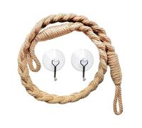 Juguetes de ermitaño - Cuerda de yute de escalada, escalera de tanque de reptil, accesorio de vid colgante de fibra natural | Puente de actividades que estimula el enriquecimiento del hábitat
