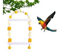 Juguetes de escalada para pájaros - Columpio para periquito y para masticar para pájaros, arte de jaula para pájaros multiusos para calopsitas, periquitos, loros, pollos, hámsters, gerbos Bellv