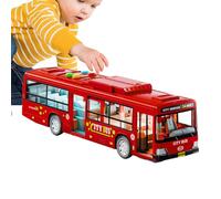 Juguetes De Estimulación De Autobuses, Juguete De Conducción De Autobuses, Juguete De Vehículo De Gran Juego | Modelo De Automóvil Toy Educativo, Autobús De Derecha A Batería Tocando Juguete Con Músic