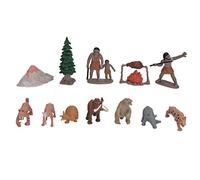 Juguetes de Figuras Históricas, Figuras de Animales Prehistóricos Realistas y Robustas, Juego Educativo para Niños, Hecho de Material de PVC Seguro, Modelo de Juguete de Regalos