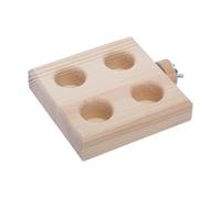 Juguetes de Forrajeo para Aves | Divertidos E Interactivos Juegos De Madera Natural De Forrajeo - Juguetes para Jaula de Aves,Gallinas Interior Patio Hamaca Ventana Balcones y Jardín