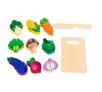 Juguetes de frutas de madera, juego educativo preescolar, juego de aprendizaje de corte de alimentos, kit de desarrollo de habilidades motoras finas para niñas y niños, aprendizaje de domici