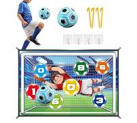 Juguetes de Fútbol para Niños, Set de Colchoneta con Dianas, Entrenador Fútbol, para Jardín Reunión Familiar Campamento Parque Escuela Hogar Patio de Recreo Patio Trasero Niños y