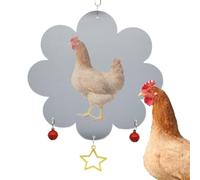 Juguetes de gallinero | Juguetes colgantes en forma de flor para pollos y pájaros domésticos | Enriquecimiento interactivo de loros, cacatúas pequeñas, accesorios divertidos para gallinas, gallos y