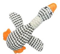 Juguetes De Ganso Indestructibles Y Robustos for Perros, Juguete De Peluche Duradero for Masticar for Perros De Razas Pequeñas, Medianas Y Grandes. Entrena Y Reduce La Ansiedad for Mantenerlos(White)