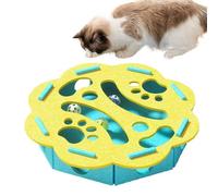 Juguetes De Gato | Caja De Laberinto De Fieltro Interactivo para Gatos De Interior | Estimulante Juego De Enriquecimiento para El Ejercicio Y El Entrenamiento De | Comida De