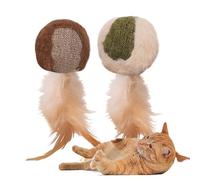 Juguetes De Gato Catnip - Juguetes Catnip Catnip Toys, bit Supplies con Hierba Gatera | Suministros Interactivos De Mascotas De Salud Oral, Bola De Muñecas De Búho De Limpieza De Dientes Pa