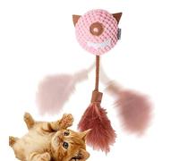 Juguetes de gato, juguete para gatos de gato, juguetes de masticar para gatos Teaser juguete para mascotas juguetes interactivos, juguetes de peluche juguetones para gatos con gato para la propiedad