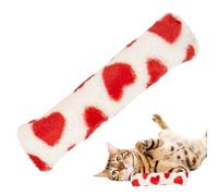 Juguetes de hierba gatera para gatos lujosos, almohada de gato peluche | Juguetes de lujo de gato de estilo amor | Juego estimulante, juego de ejercicios de gatito interior, enriquecimiento de gatitos