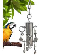 Juguetes de jaula de pájaros, de loro de acero inoxidable jaula de pájaros colgante para ,Jaula de pájaros pesada Soporte giratorio Decoración de para