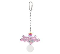 Juguetes de jaula para pájaros, accesorio estimulante de entretenimiento para pájaros, 5.91 x 3.15 pulgadas, enriquecimiento colorido para colgar, suministro para mascotas, juguete interactivo para