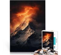 Juguetes de Juego desafiantes Foto de montaña Puzzles de 1000 Piezas para Adolescentes 38x52cm Interacción Entre Padres e Hijos para Mayores de 14 años