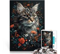 Juguetes de Juego desafiantes Gato ~ Puzzles de 2000 Piezas para Adolescentes 70x100cm Adecuado para decoración de Escritorio. para Mayores de 14 años