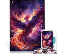 Juguetes de Juego para Regalo Familiar Ave Fénix Mística Rompecabezas para Adolescentes 1000 Piezas 26x38cm Decoración